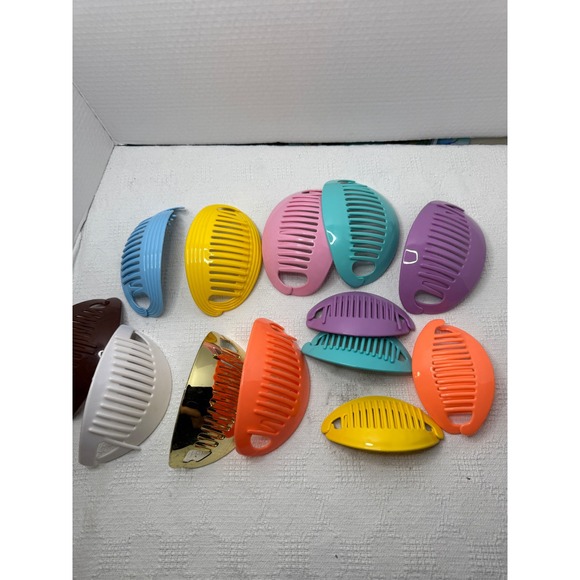 1980 Goody Tizips Hair Combs Vintage Assorted Colors Lot 10 Piece Set plus 3 - Picture 2 of 5